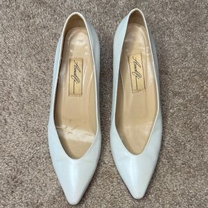 Amalfi Cream Leather Heels